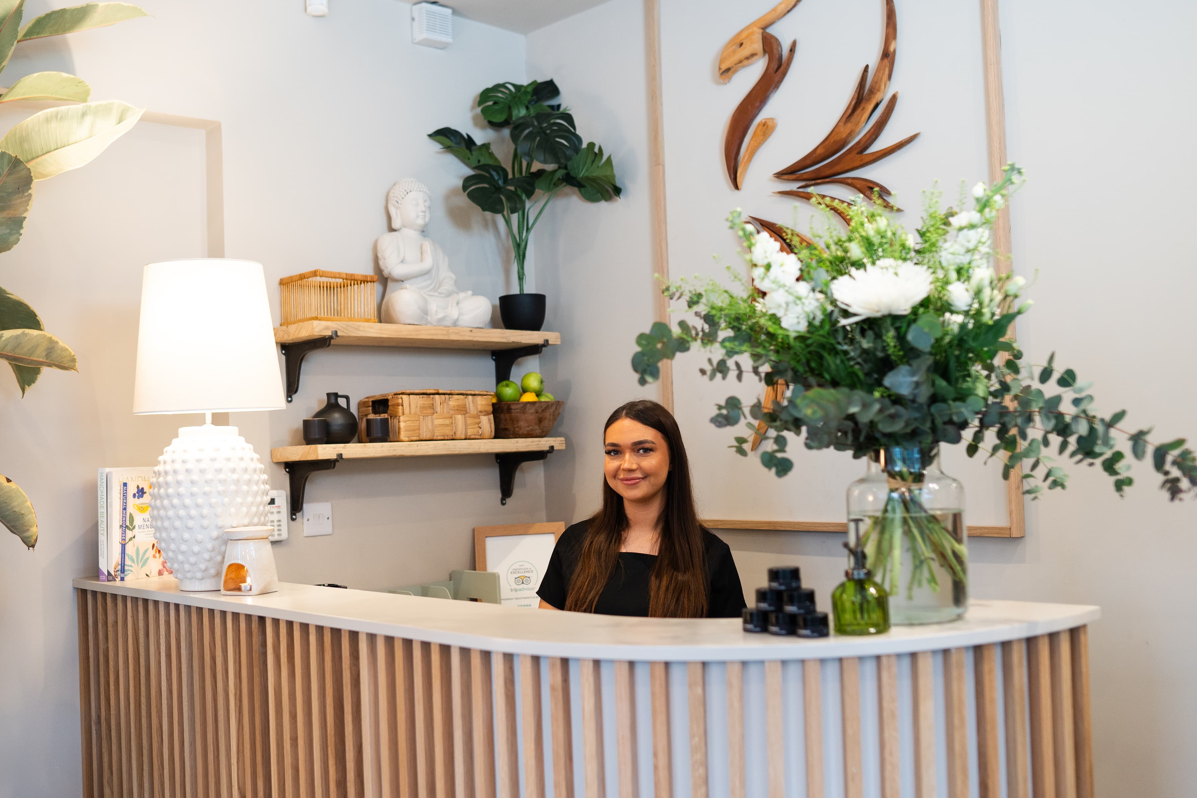 Phoenix Eco Spa reception - Brighton